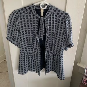 Polka dot blouse